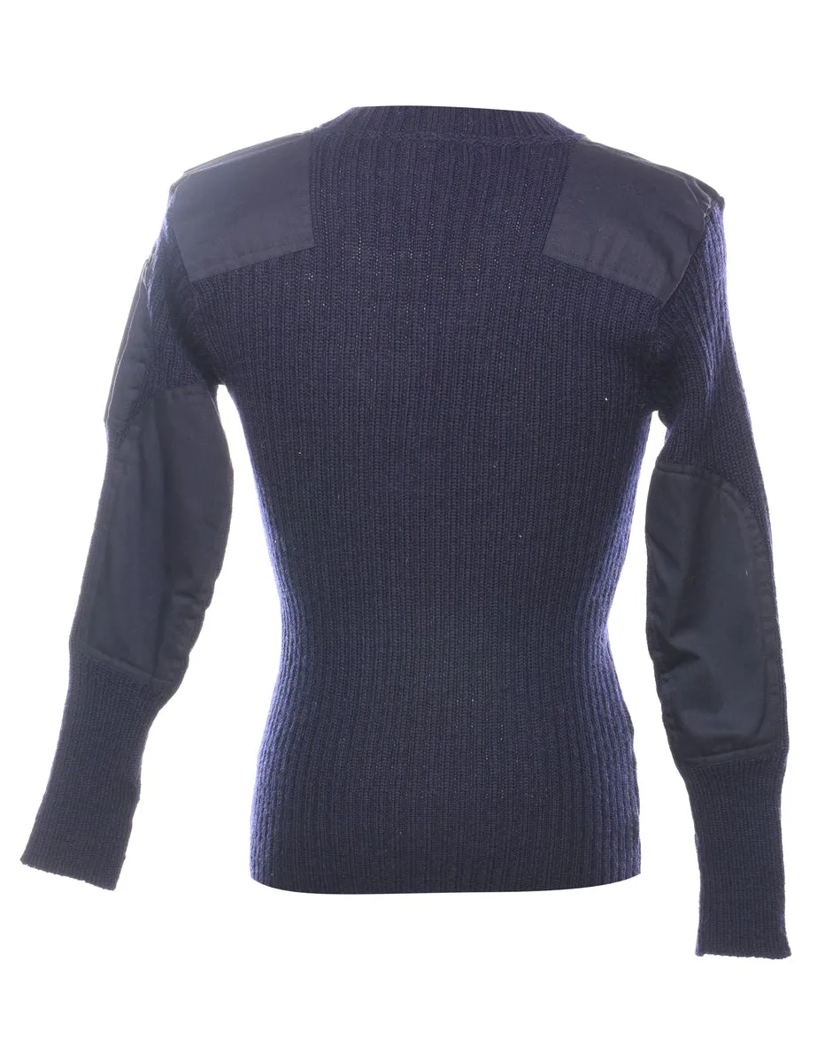 100% Wool Chunky Knit Jumper - XS