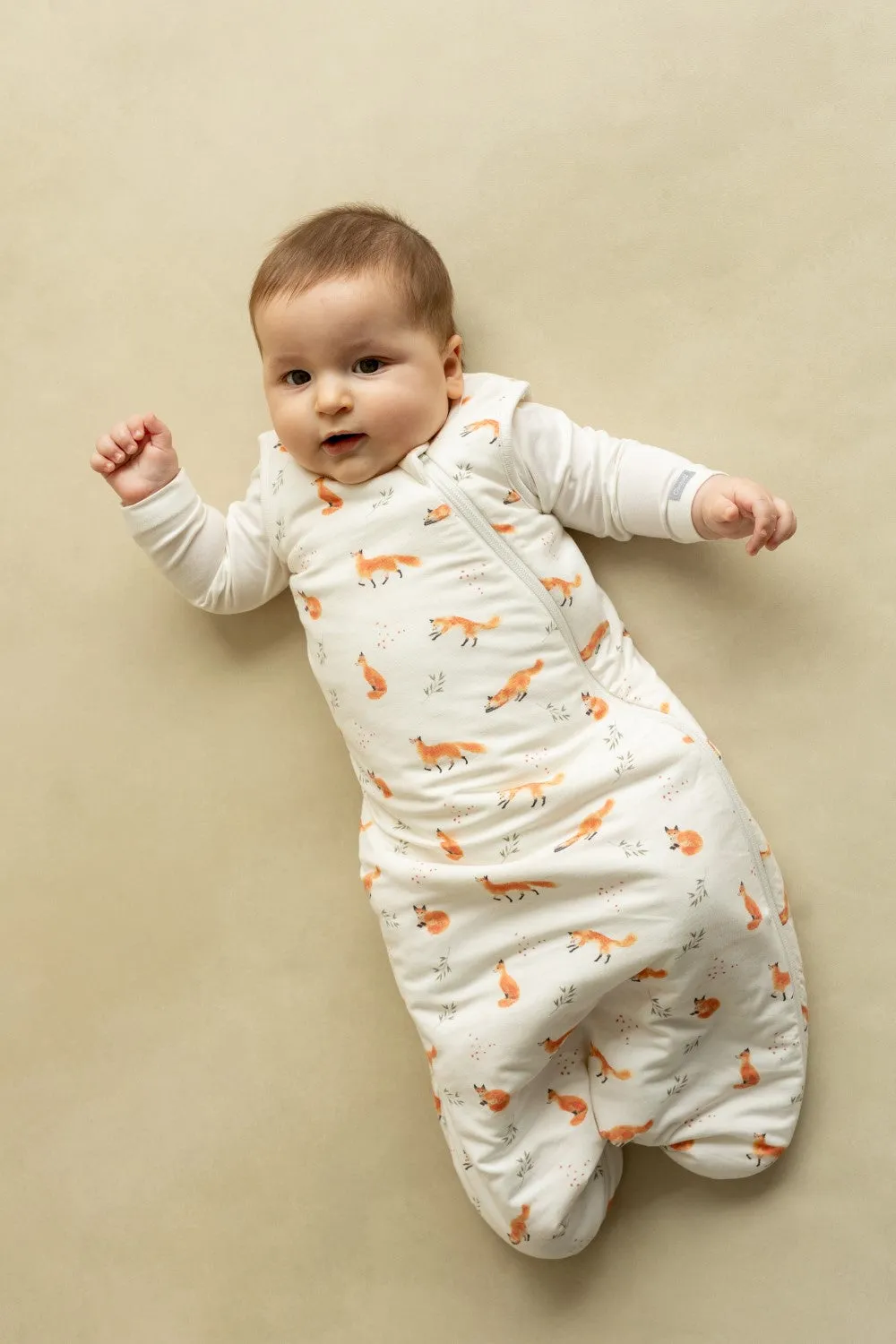 1.5 Togs Sleepsack, Foxes on Cream