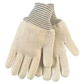 9433XL MCR Safety Heat Resistance Gloves, X-Large, Terrycloth, Natural