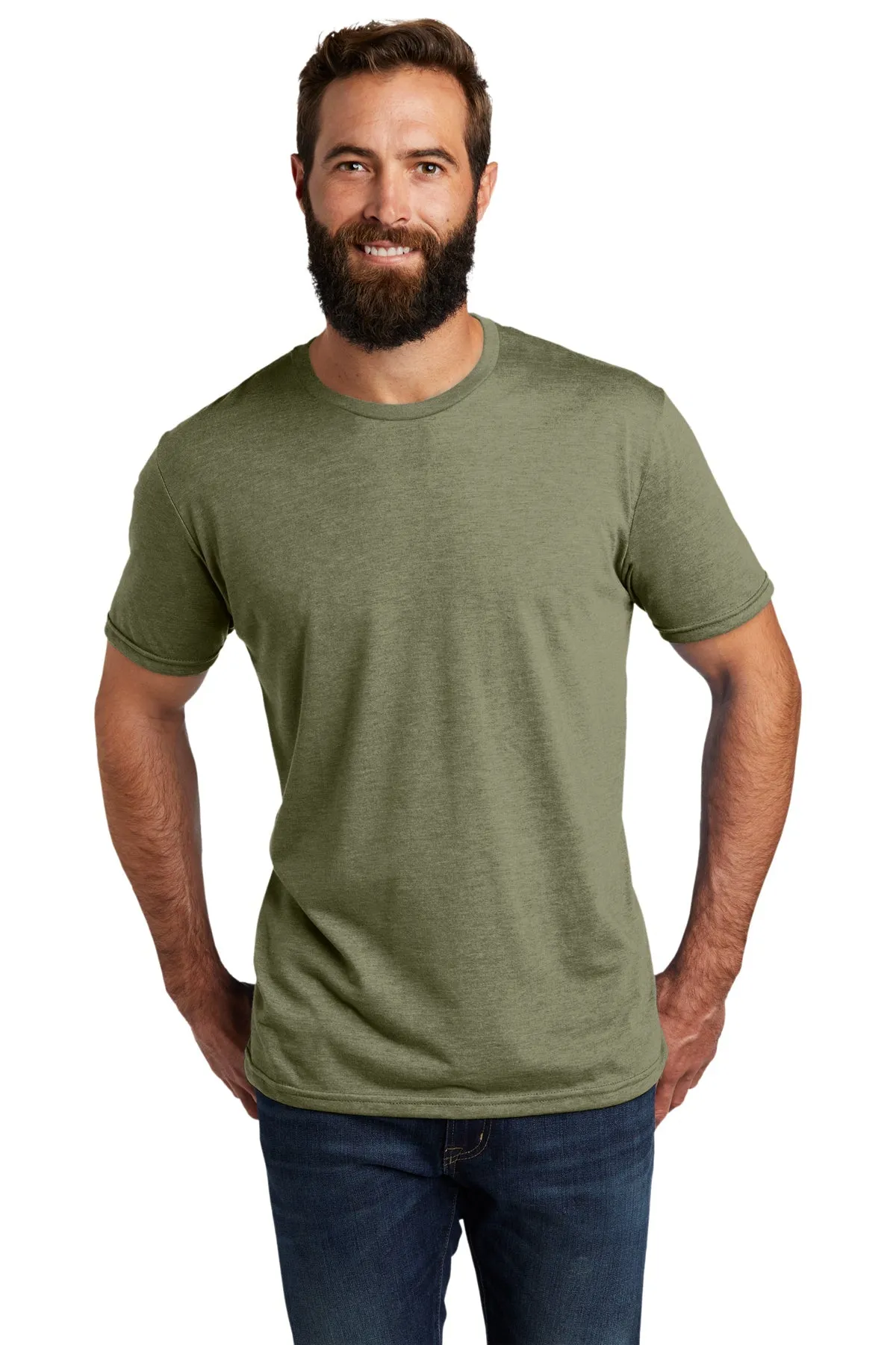 Allmade Unisex Tri-Blend Customized Tee, Olive You Green