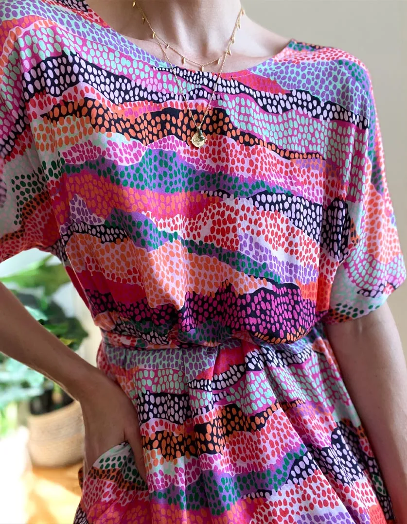 Annie Dress Sediment in Modal