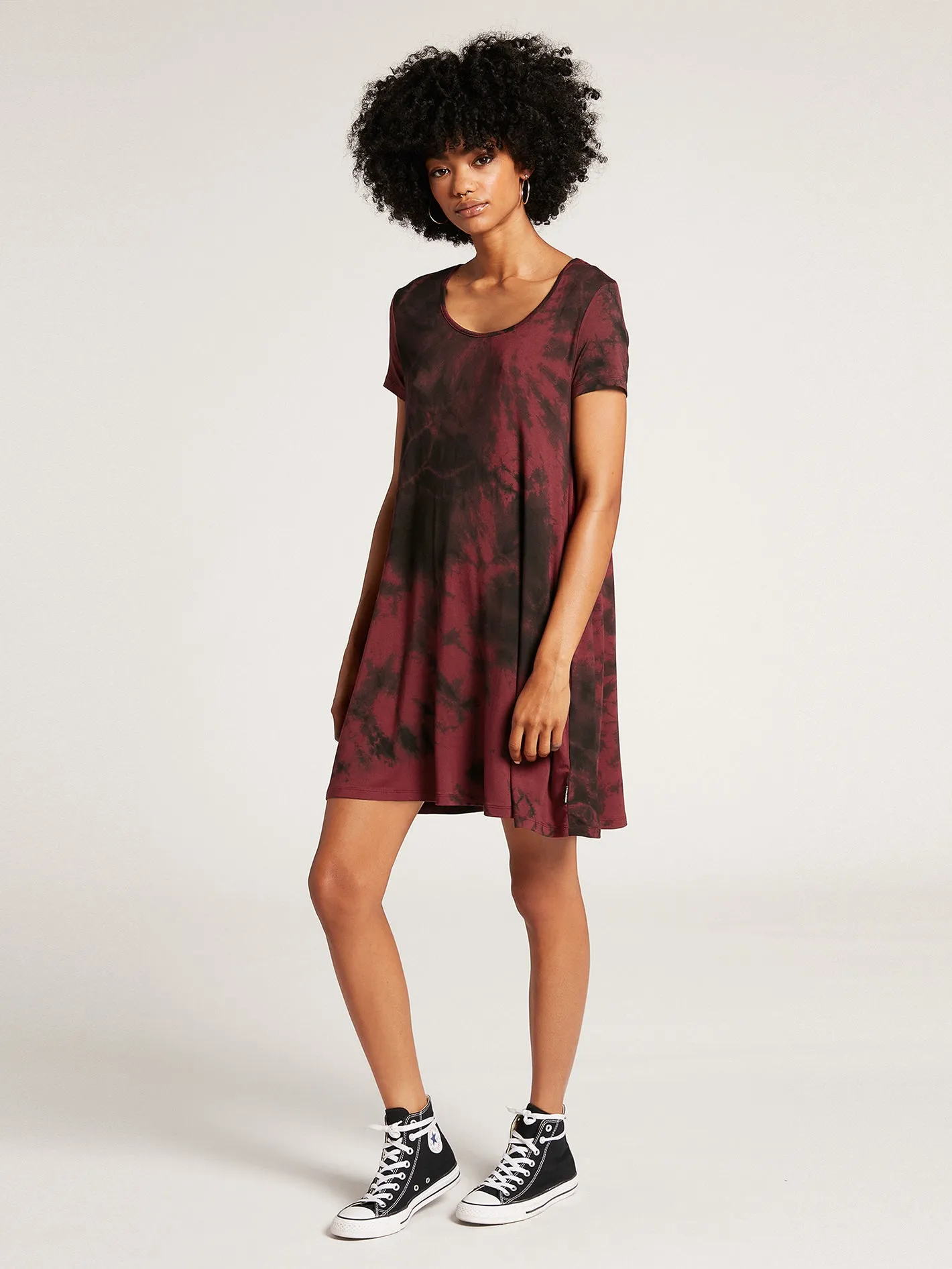 Be Easy Babe Tie Dye Dress - Auburn