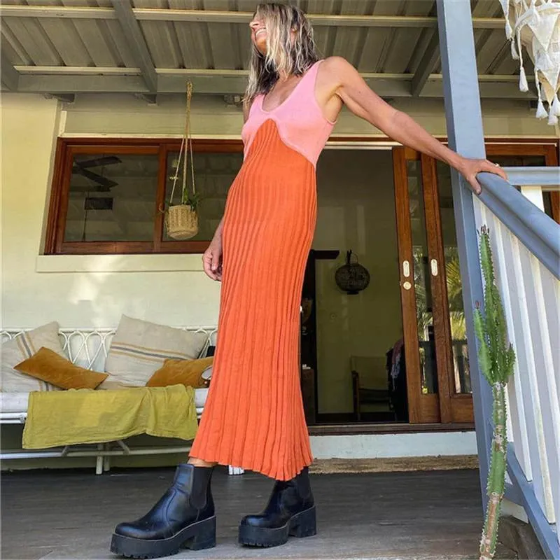 Bonnyshow Edie Knit Long Dress