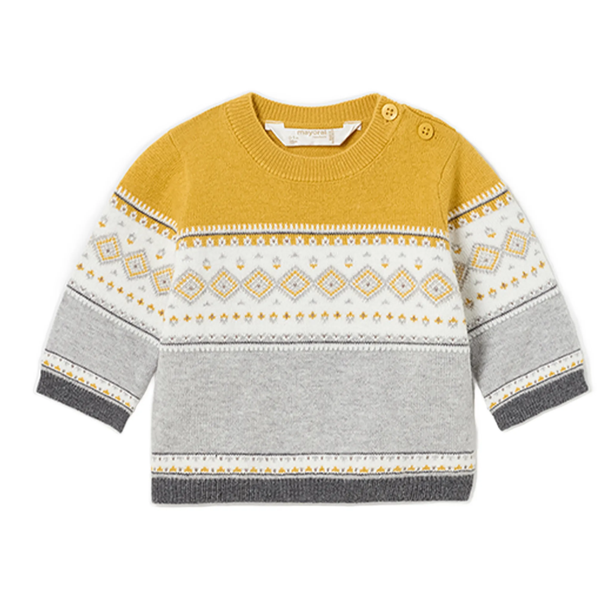 Boys Jacquard Sweater For Babies