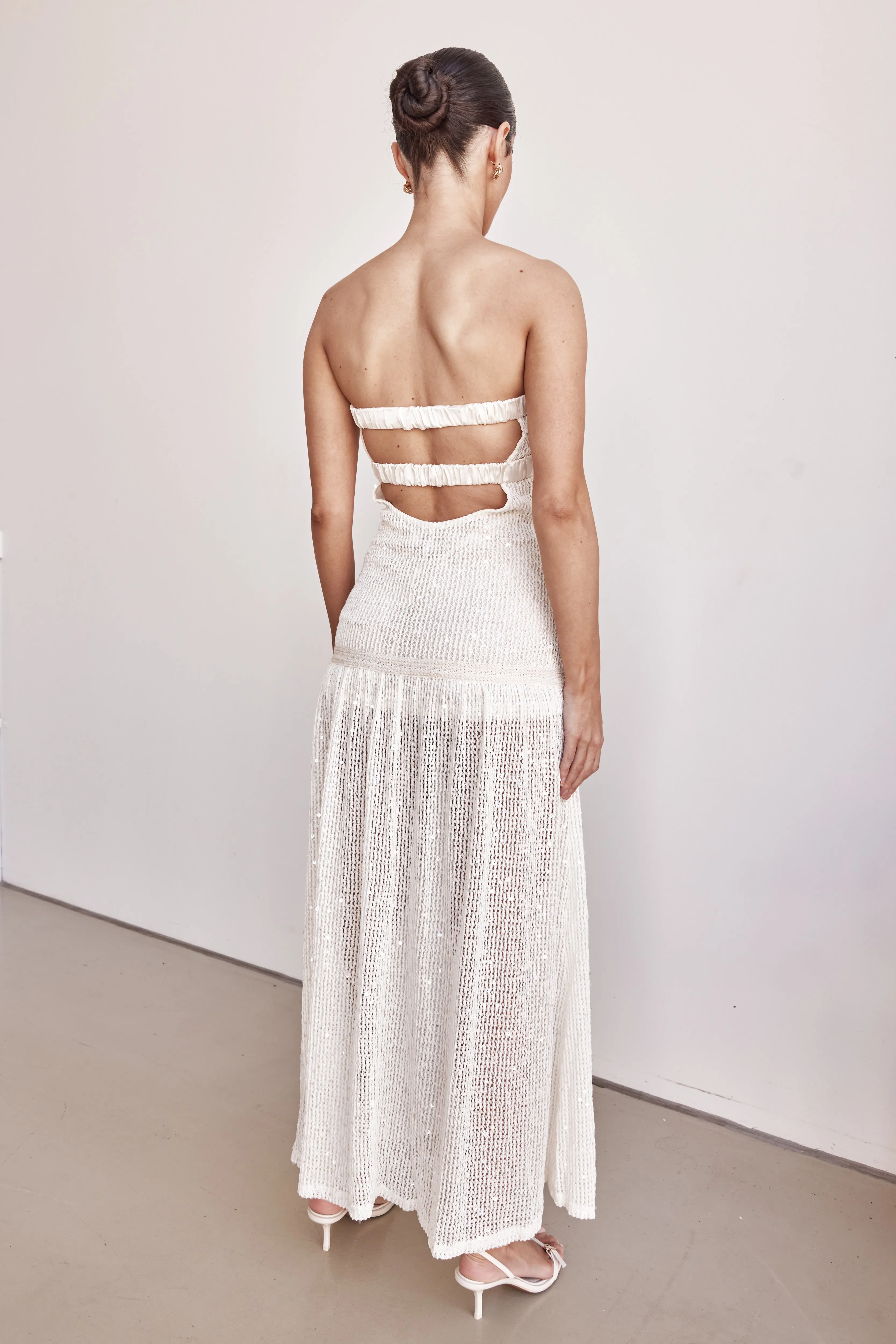 Charlotte Maxi Dress (Cream)