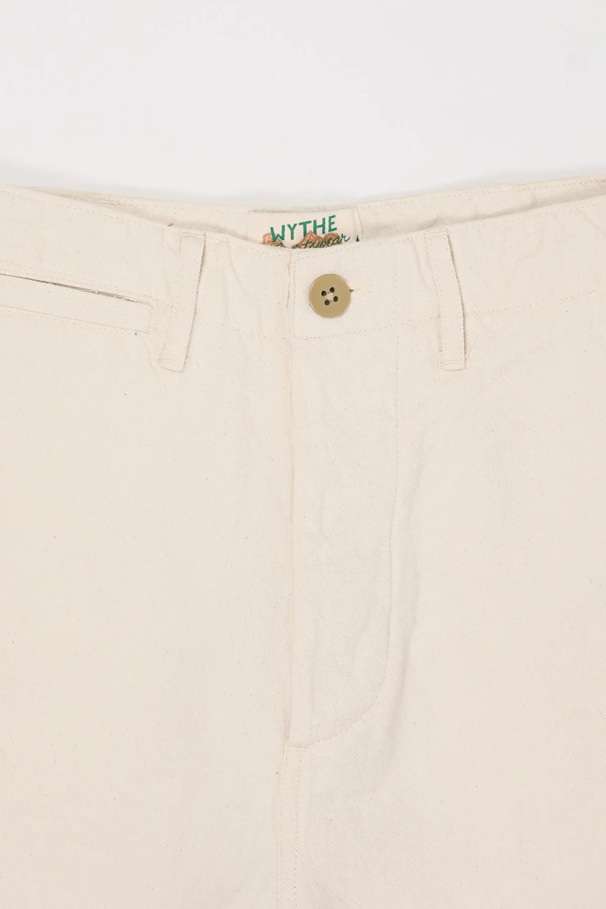 Cotton/Linen Shorts - Unbleached