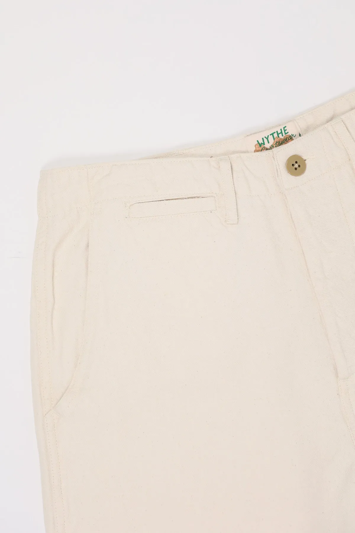 Cotton/Linen Shorts - Unbleached
