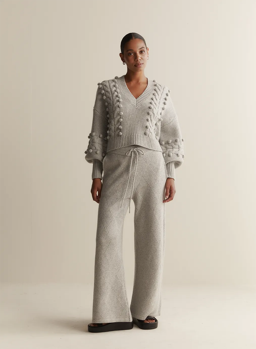 Elsa Wool Knit | Grey Marle