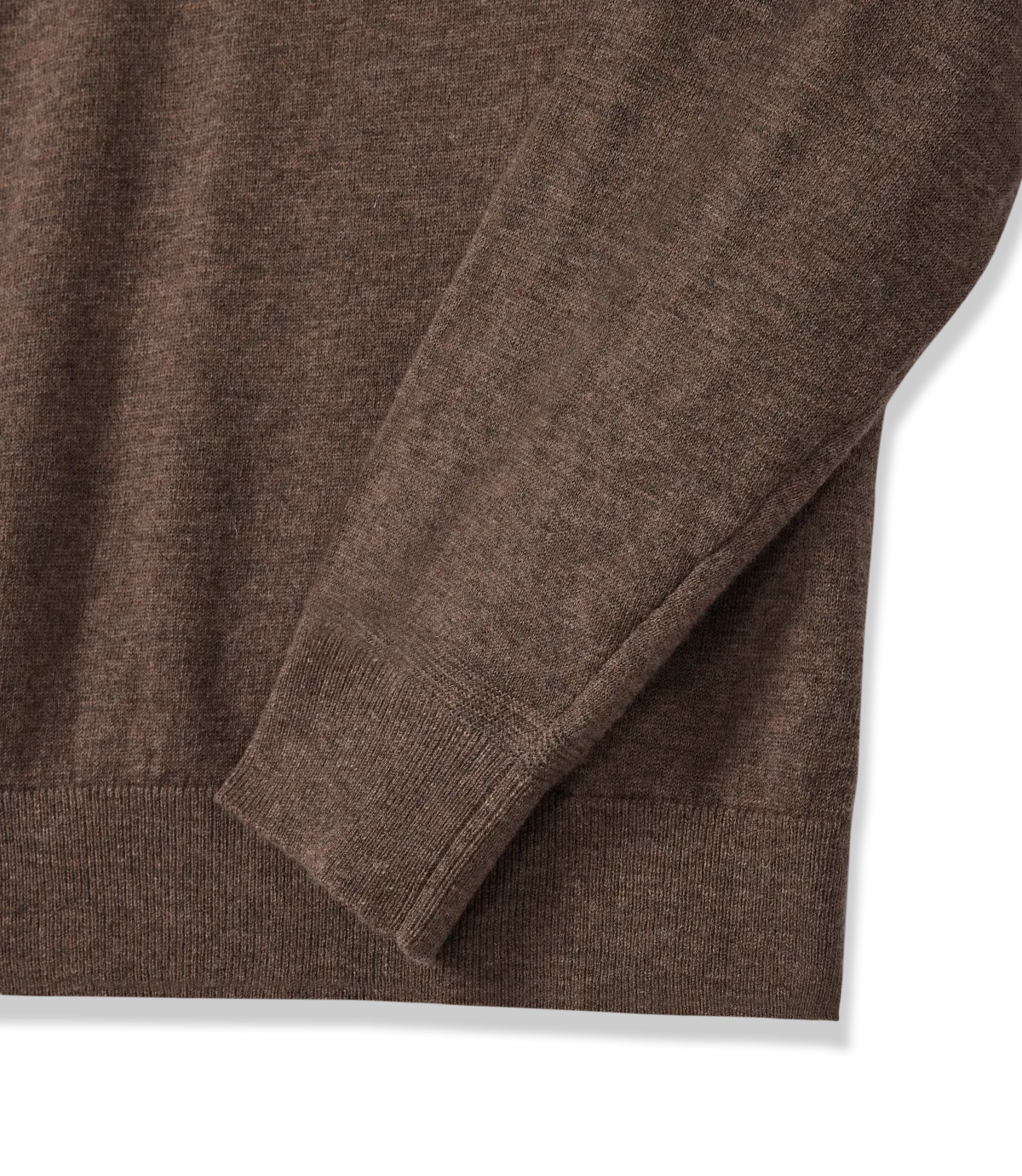 Ernest Sweater - 1/4 Zip - Nutmeg