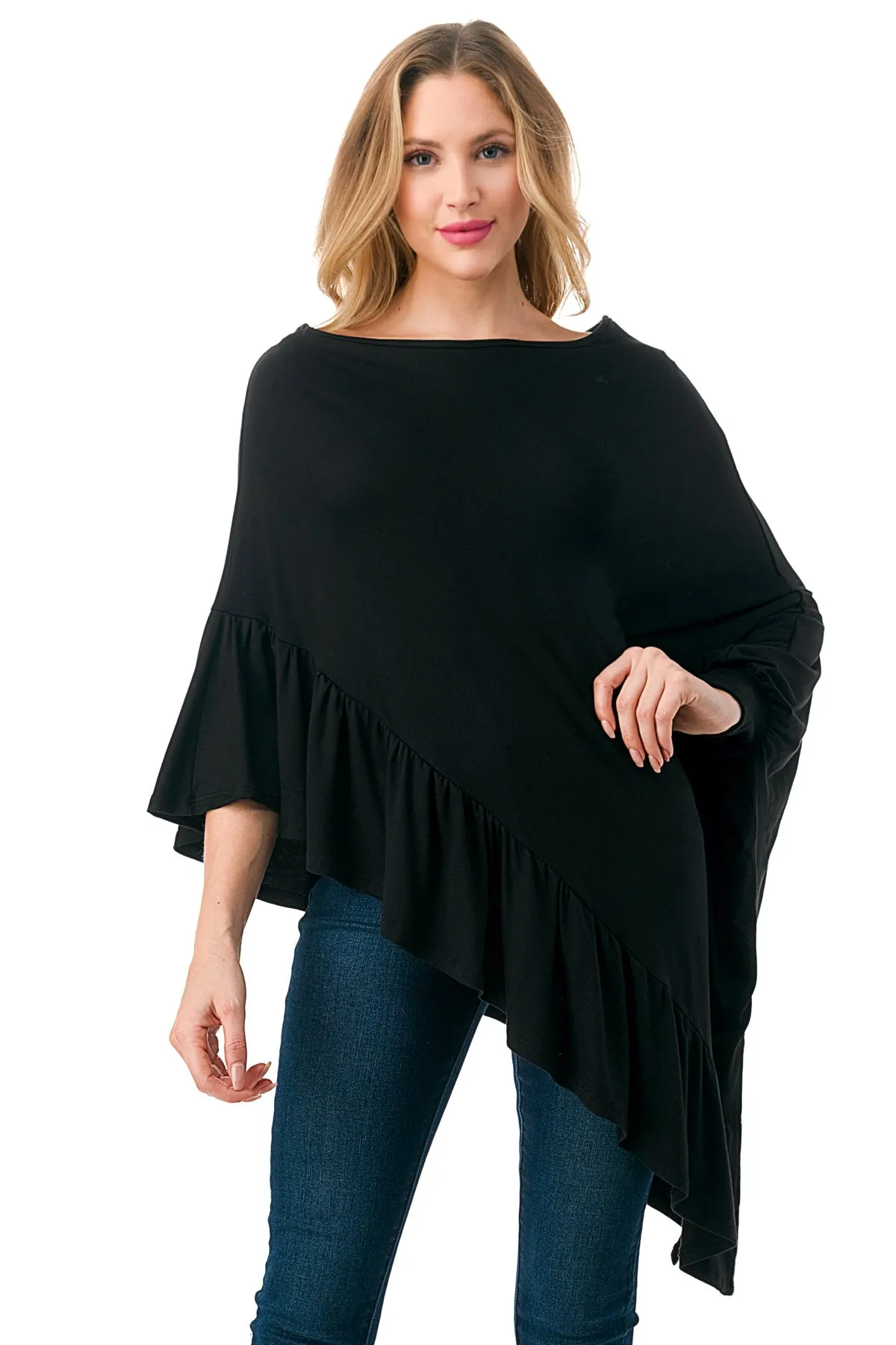 EVA PONCHO (BLACK)-JT7600