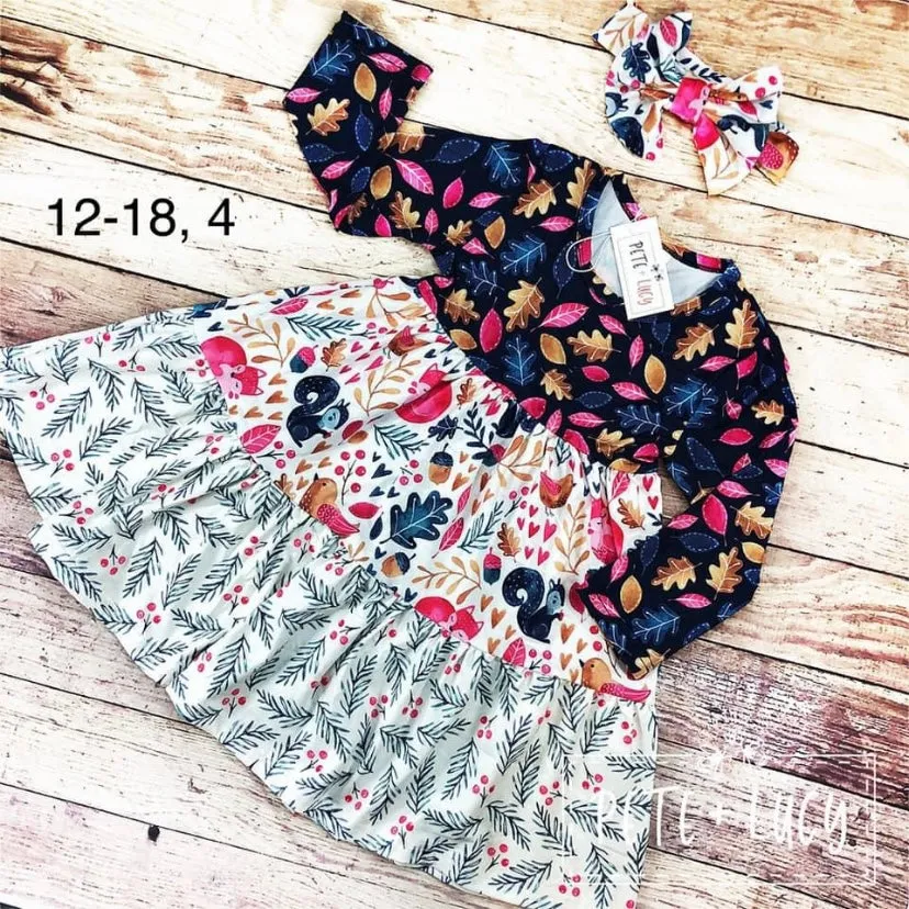 Fall forest dress