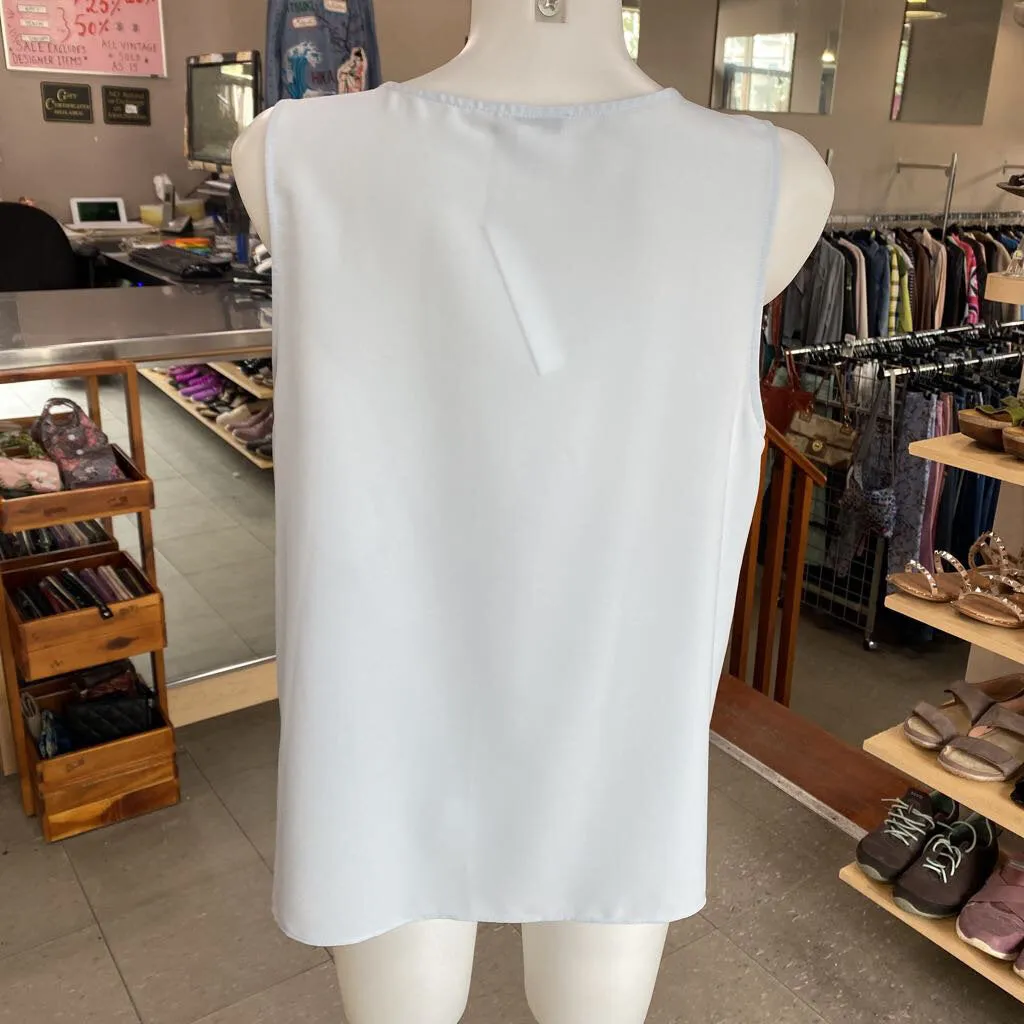 H Halston doubly layer top L