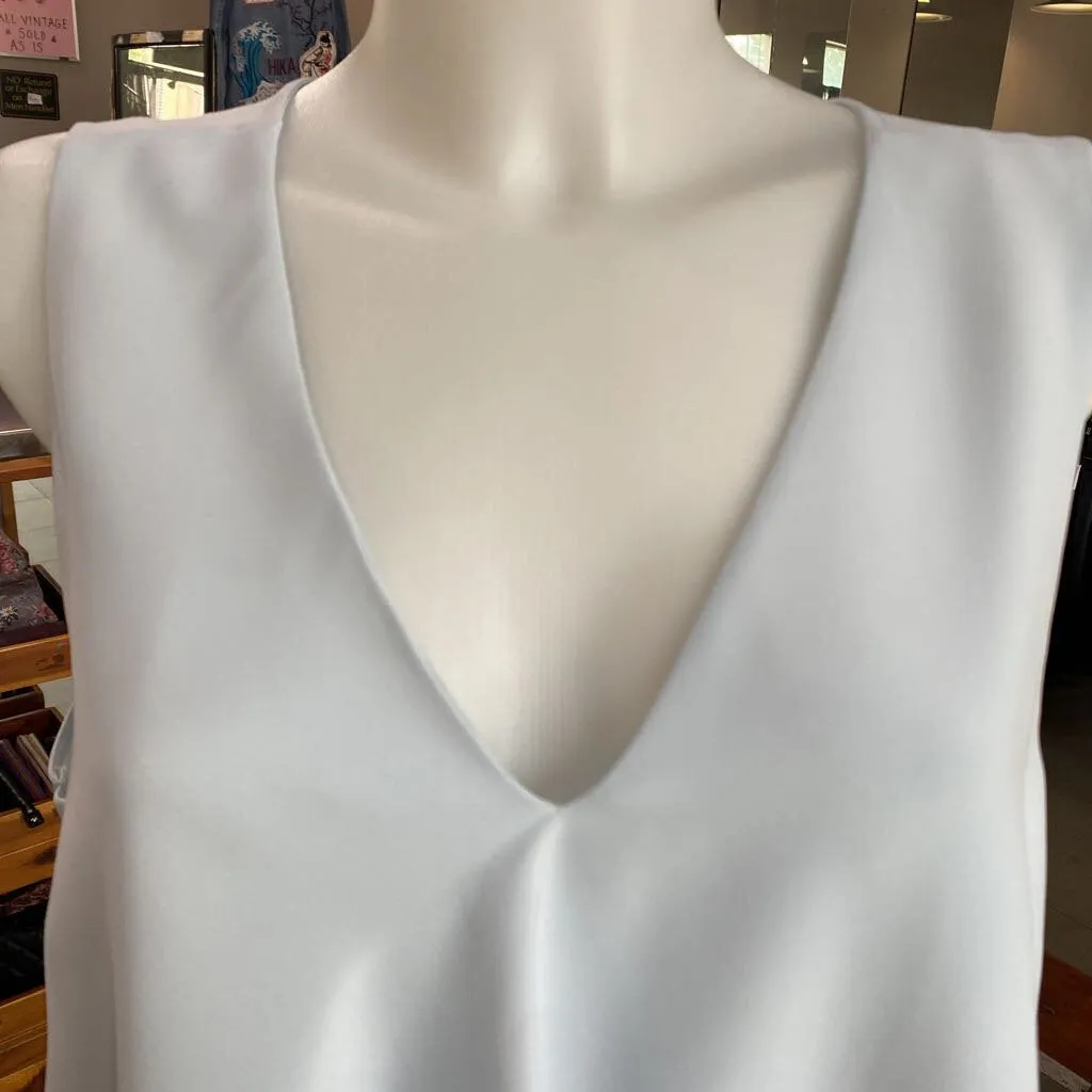 H Halston doubly layer top L