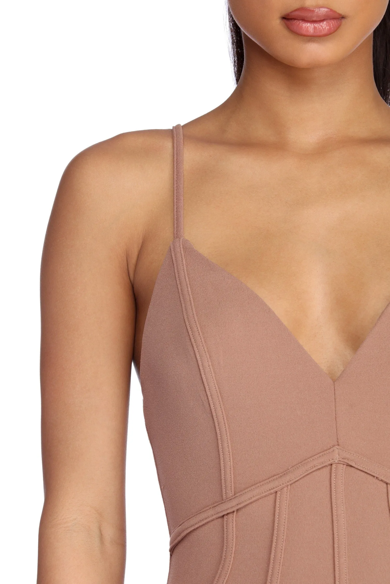 In Your Pipe Dreams Midi Dress