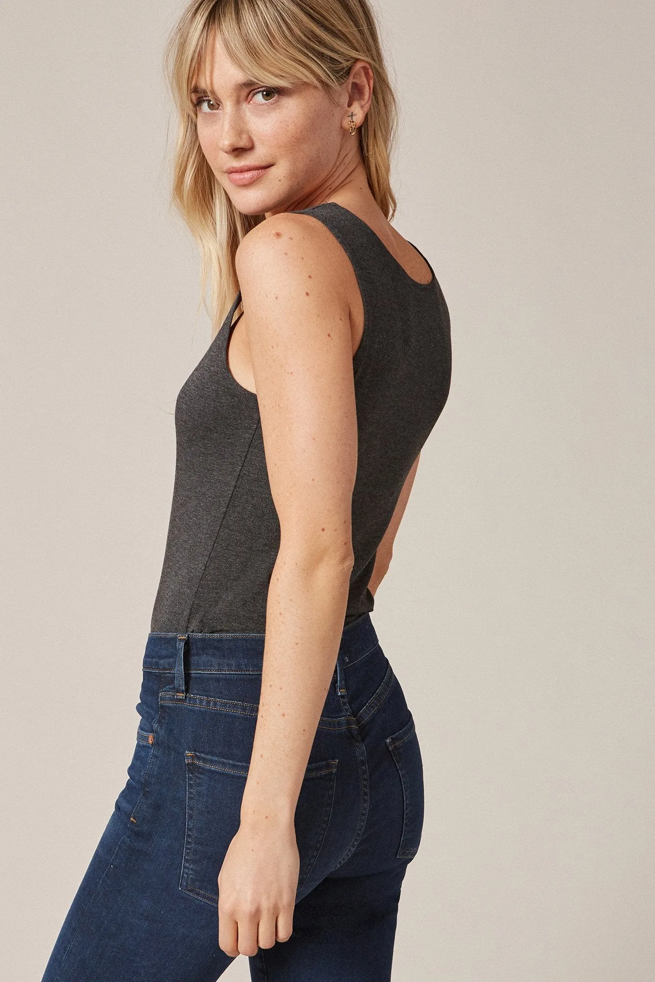 Iris Scoop Neck Tank