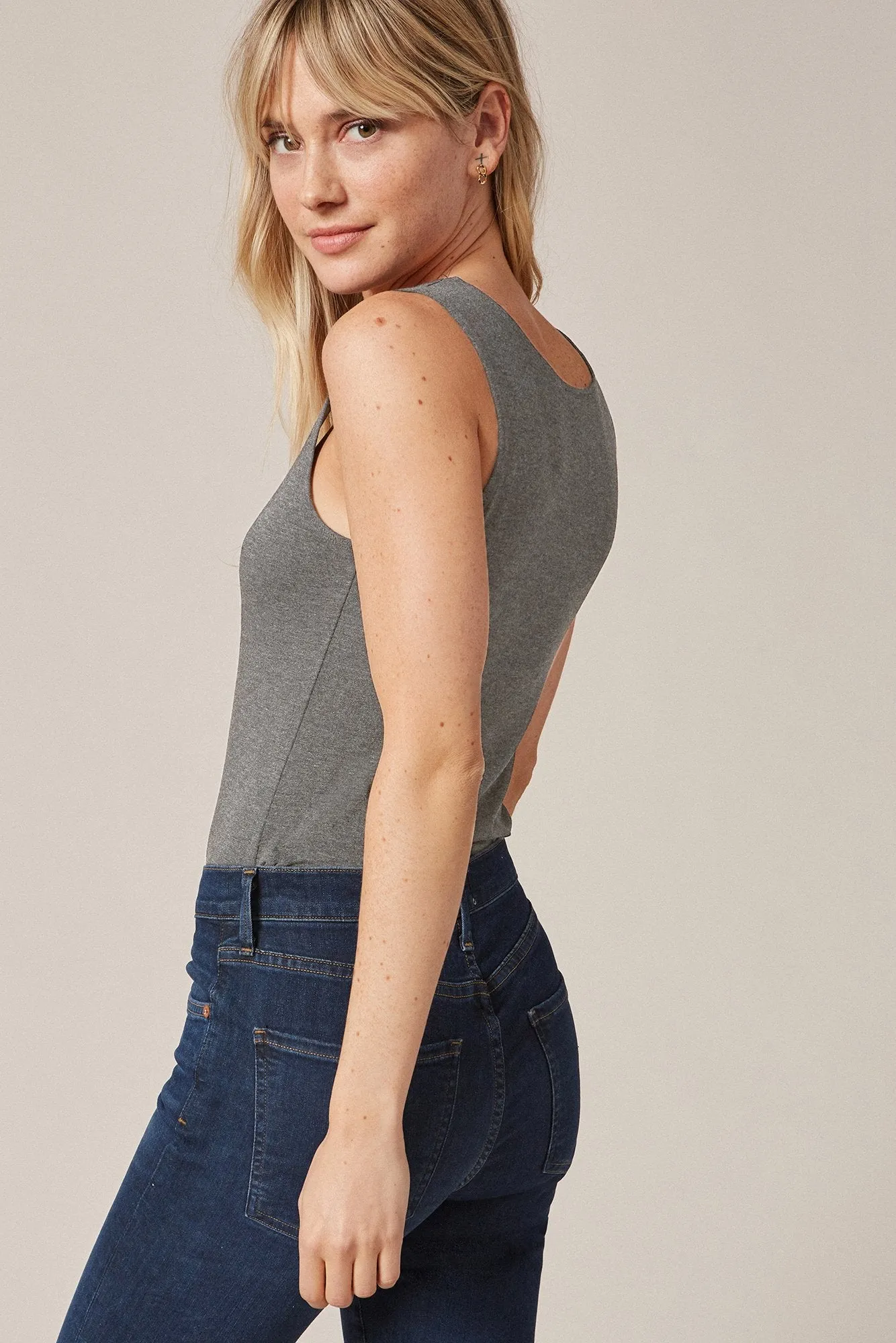 Iris Scoop Neck Tank
