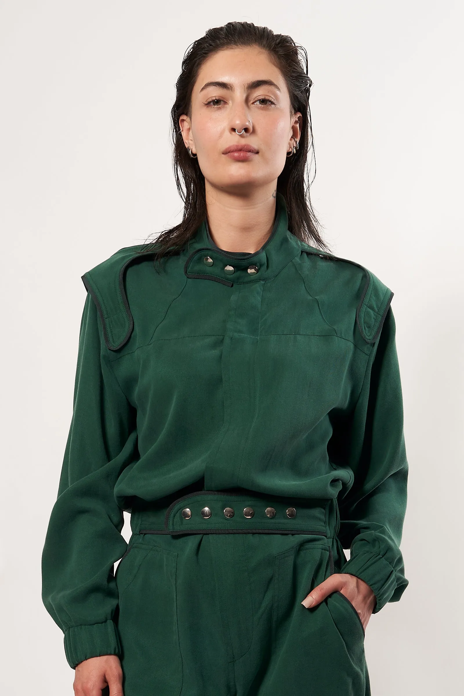 JIM jumpsuit - Forest green