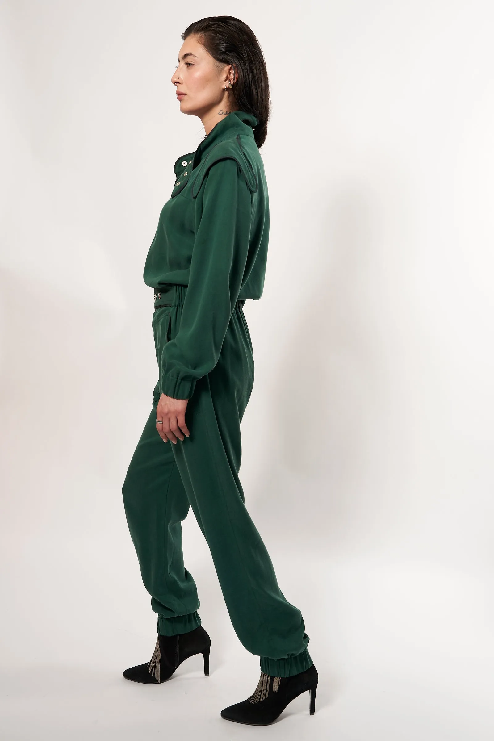 JIM jumpsuit - Forest green
