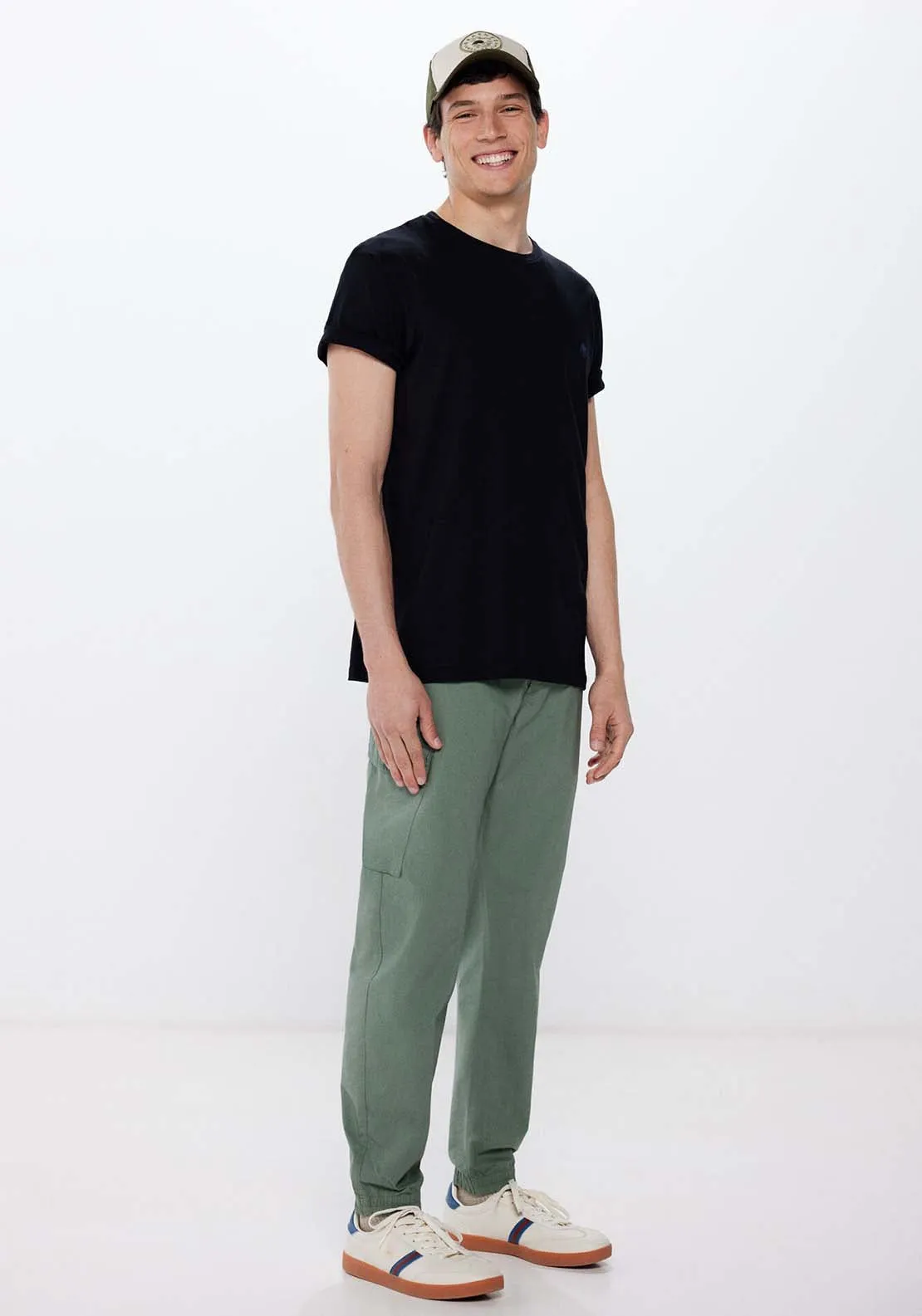 Lightweight cargo trousers - Green
