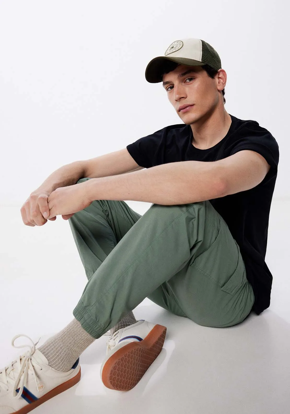 Lightweight cargo trousers - Green
