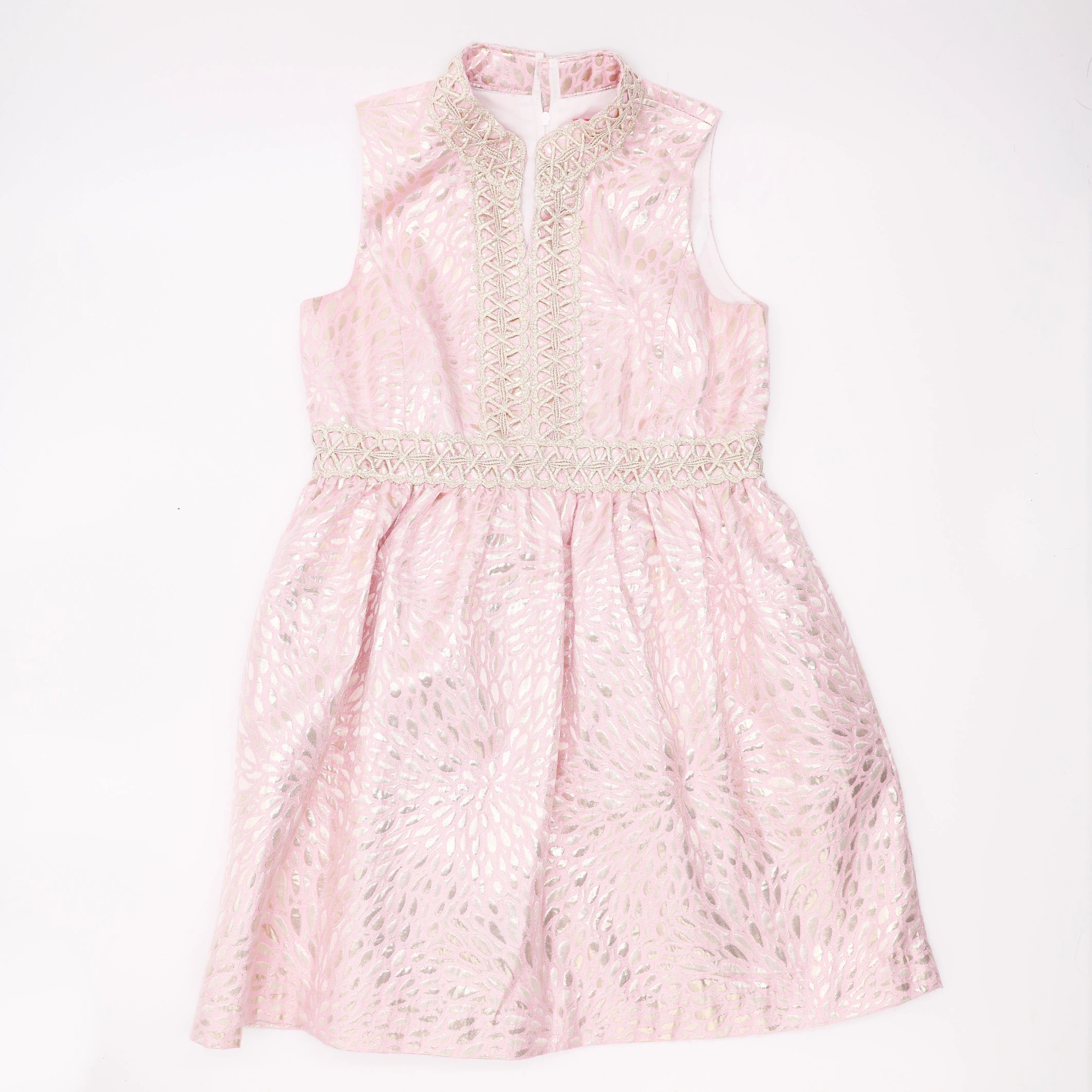Lilly Pulitzer Pink and Gold Dress