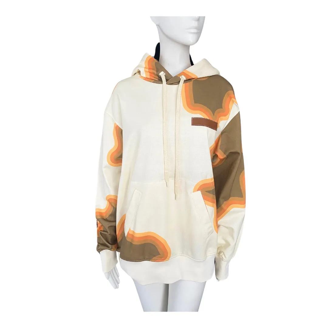 LIU JO Camo Hoodie Ivory SIZE L