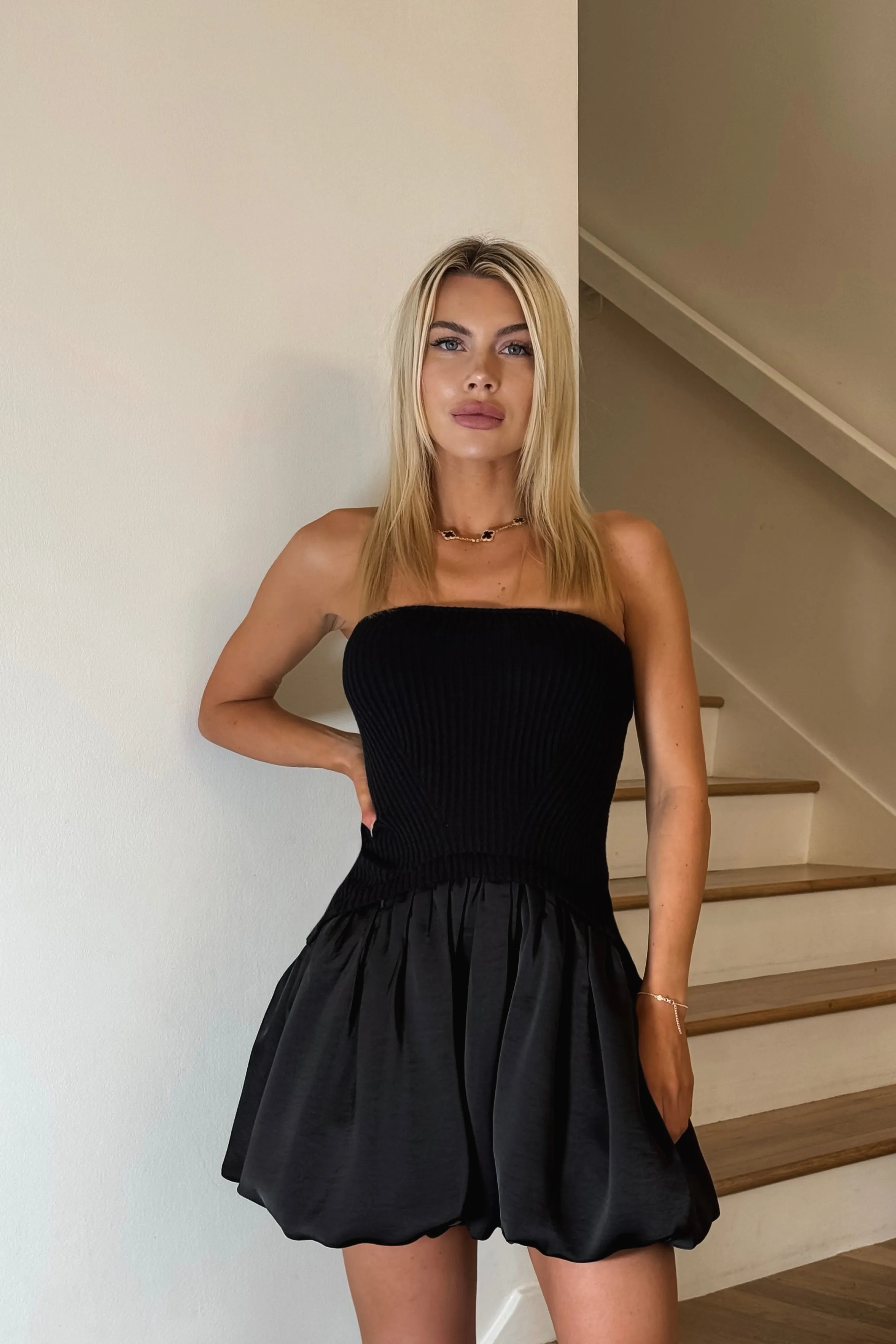 Lune Knit Bubble Dress