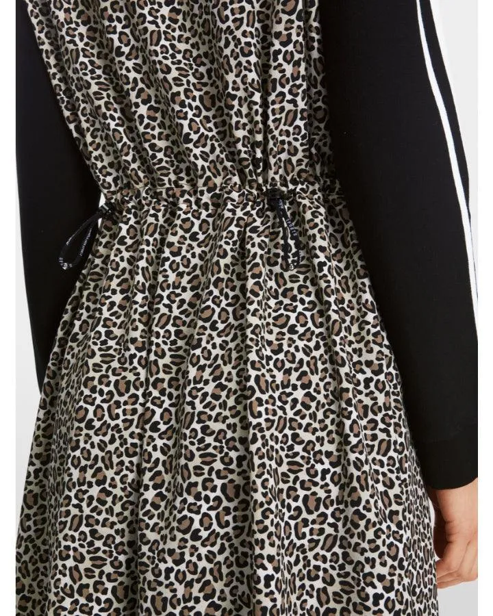 Marc Cain Leopard Print Back Dress