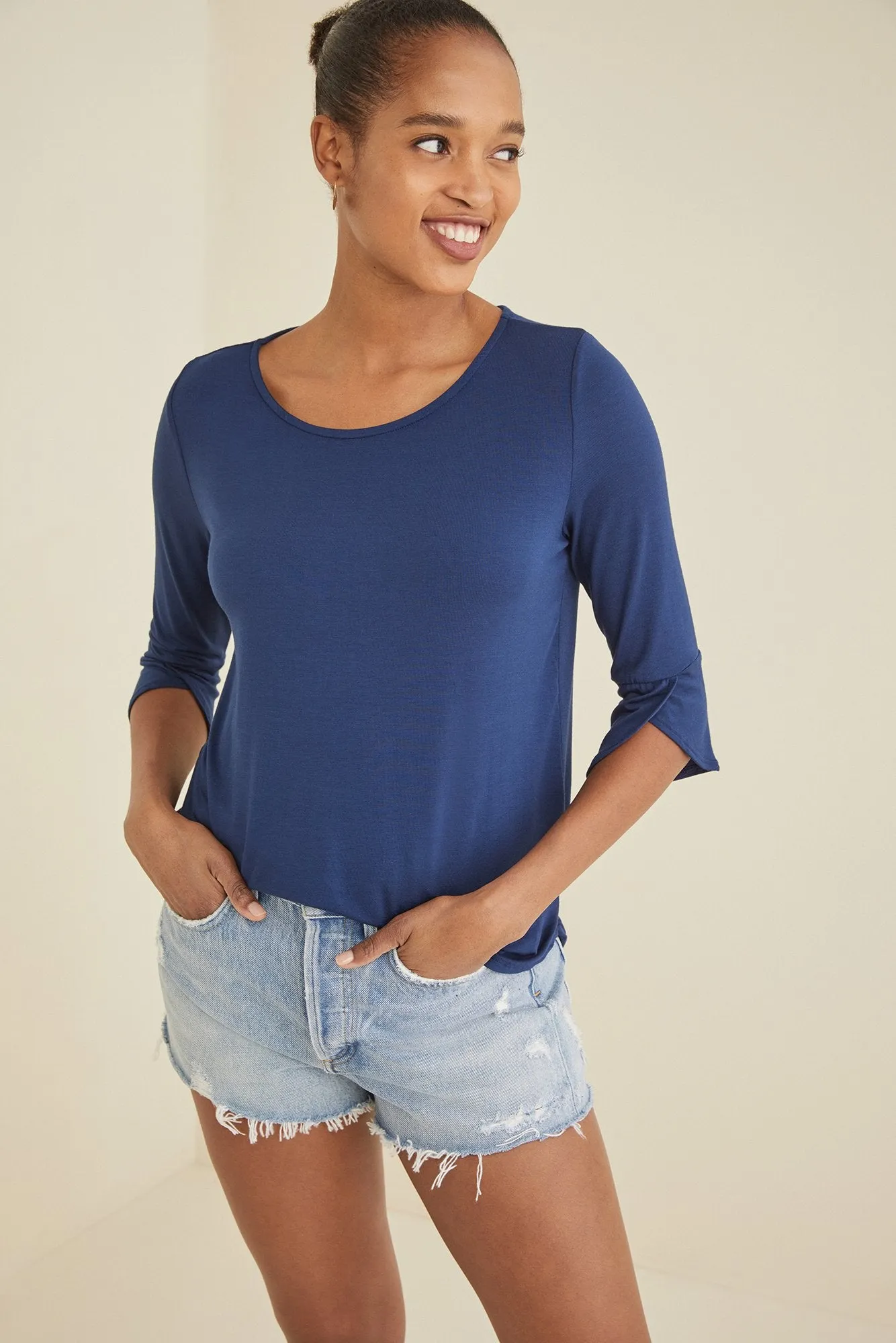 Meg 3/4 Sleeve Top