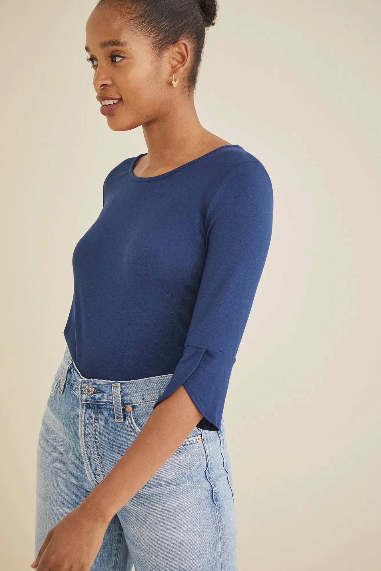 Meg 3/4 Sleeve Top