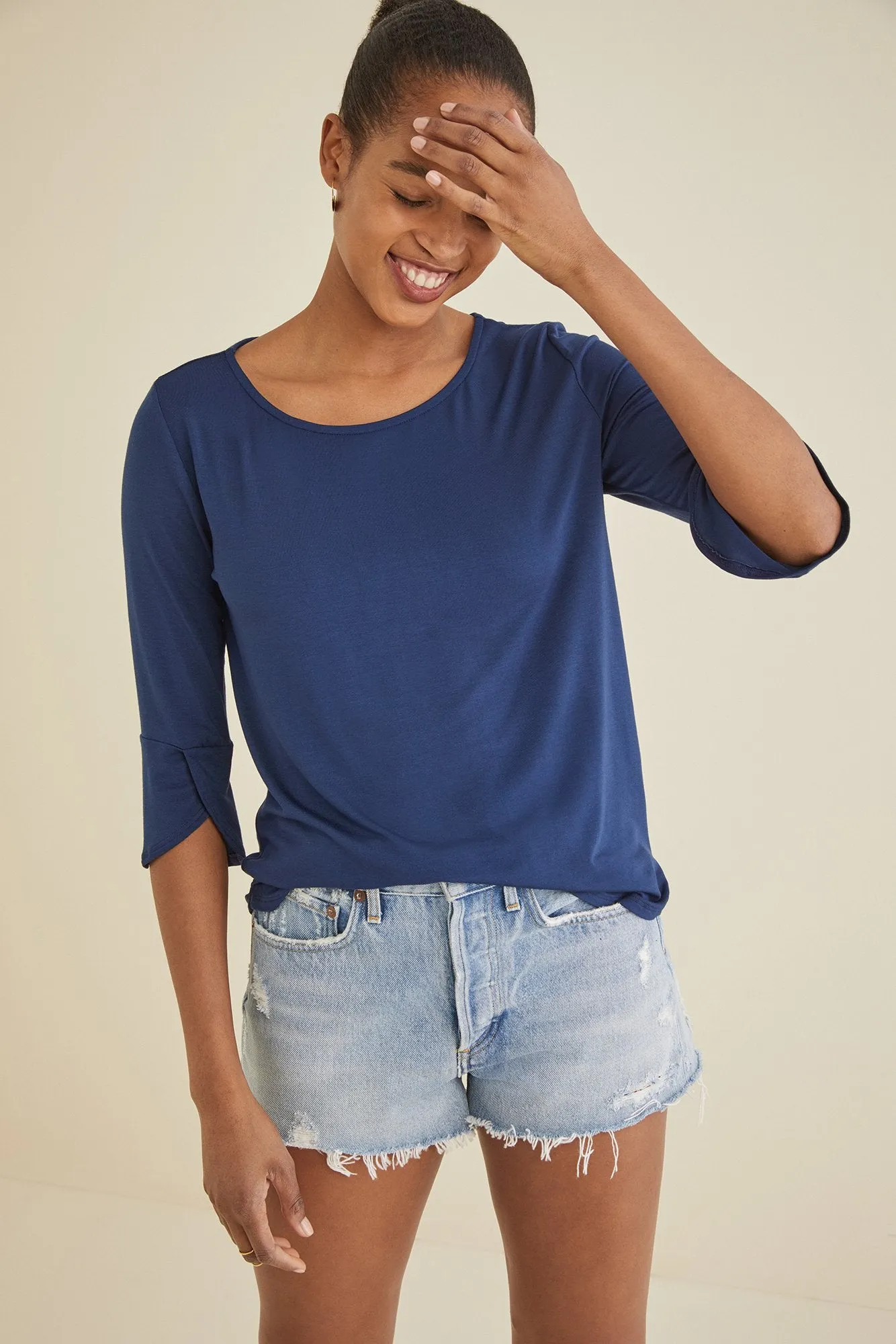 Meg 3/4 Sleeve Top