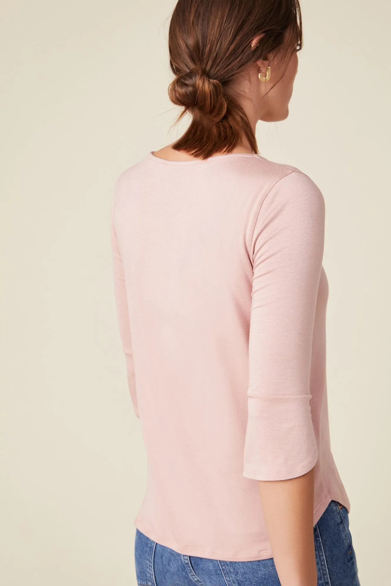 Meg 3/4 Sleeve Top