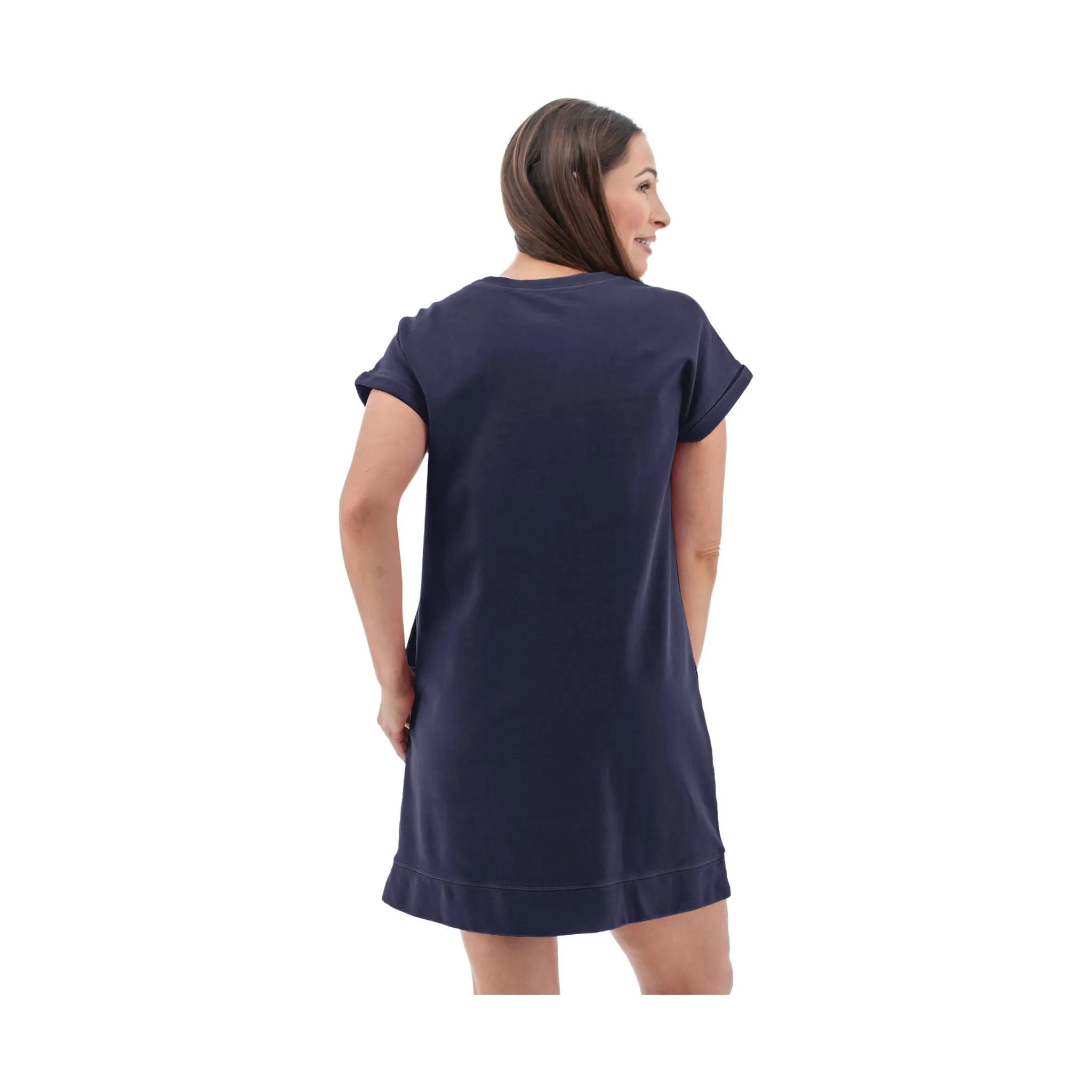Old Ranch Women's Inola Sweatshirt Dress - Black Iris - ONLINE STORE CREDIT/EXCHANGE ONLY