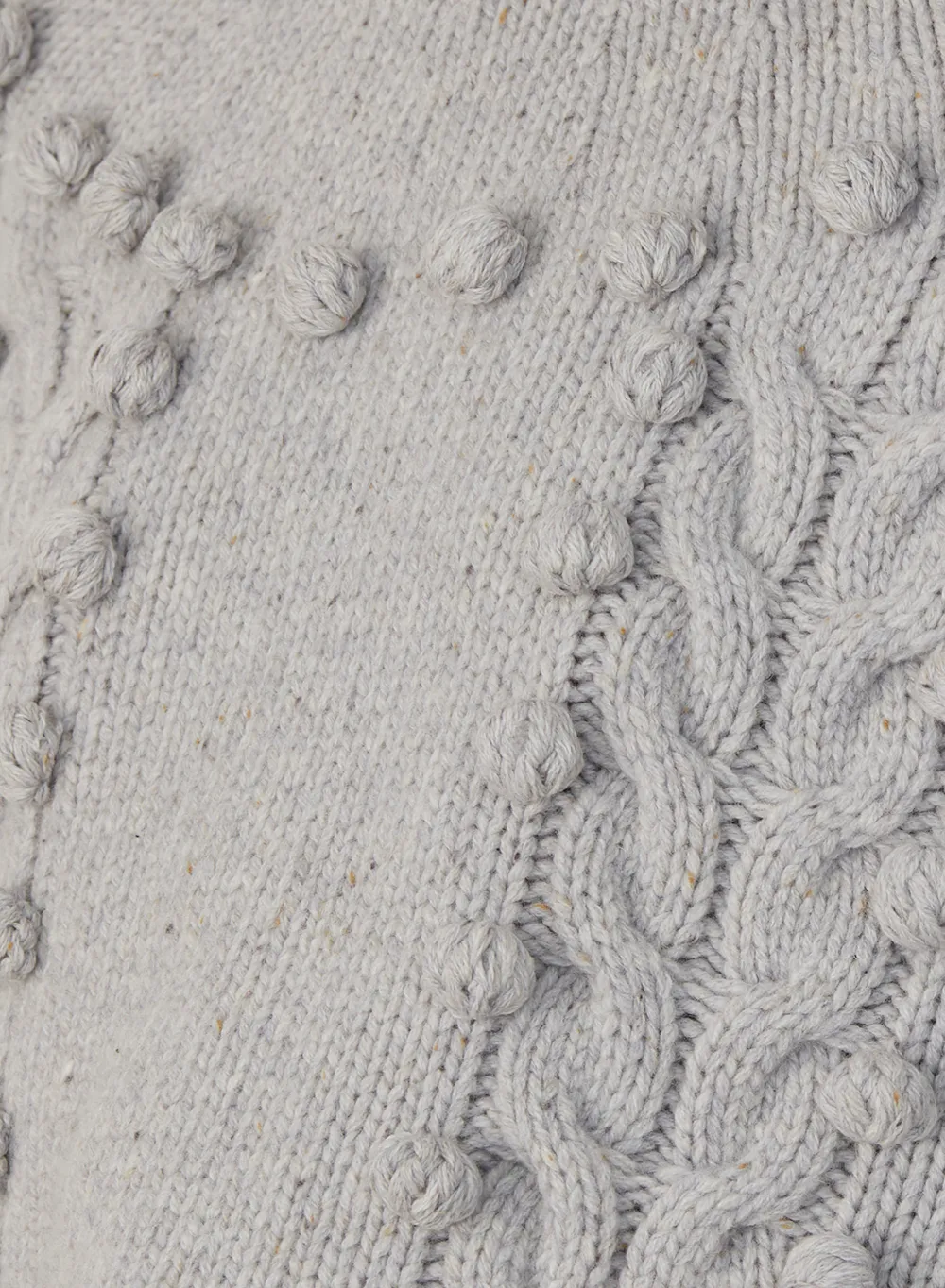 Olivia Wool Knit | Grey Dot Marle