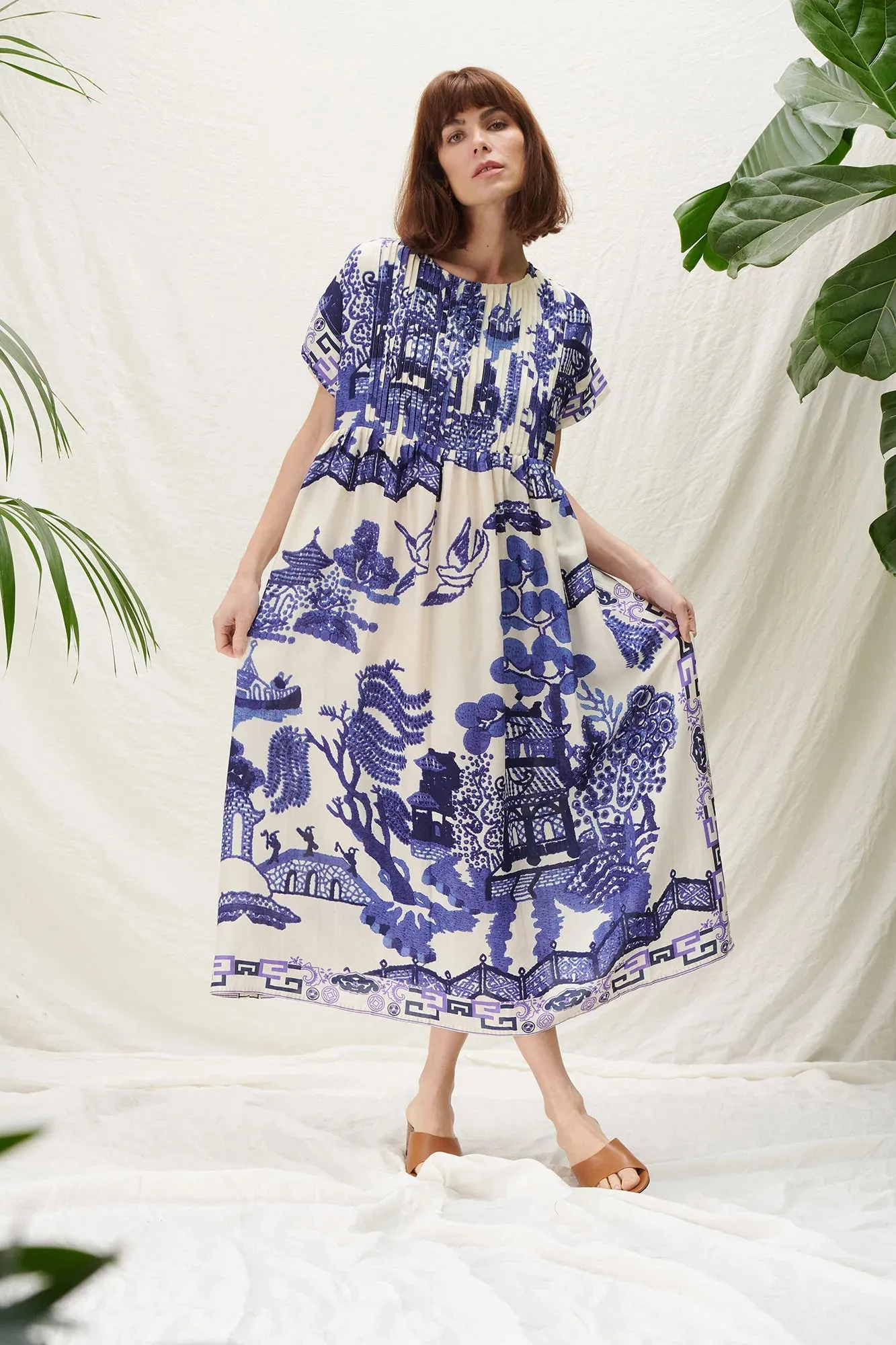 One Hundred Stars Pleat Dress