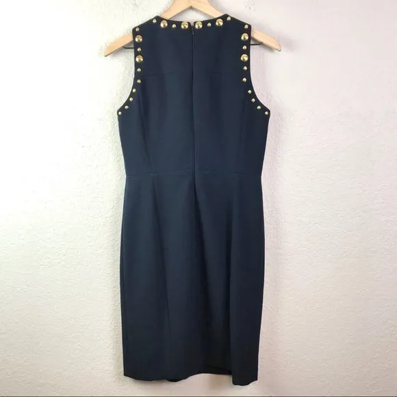 Ponte Knit Studded Dress