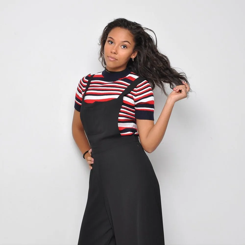 Pop - Cross Back Jumpsuit - Black