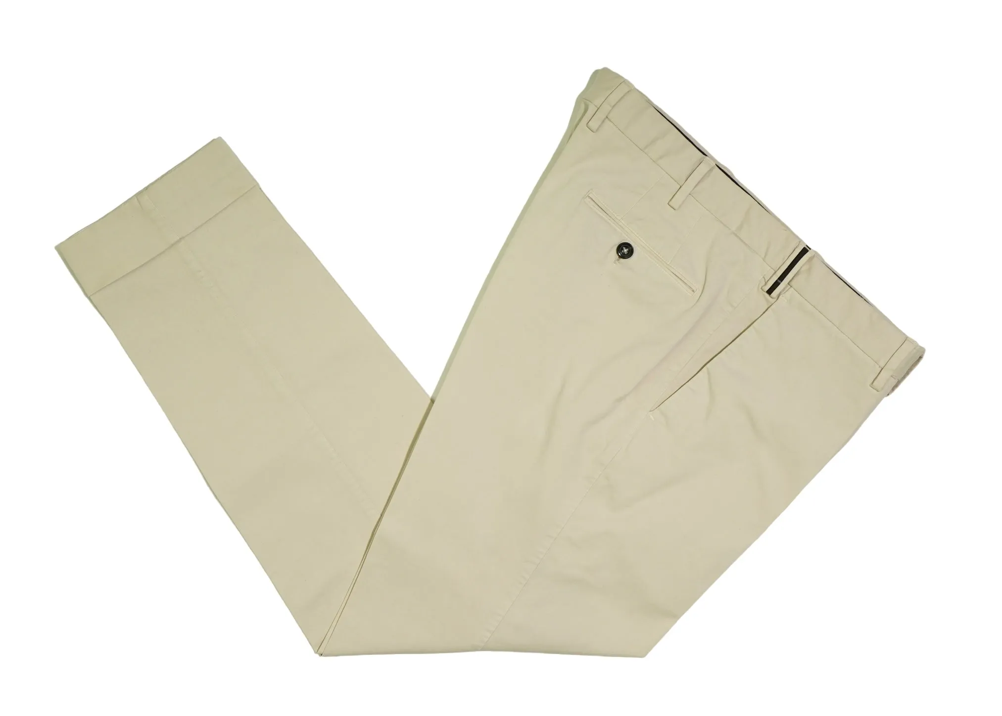 PT01 - Beige Mid-Rise Cotton Chinos 54
