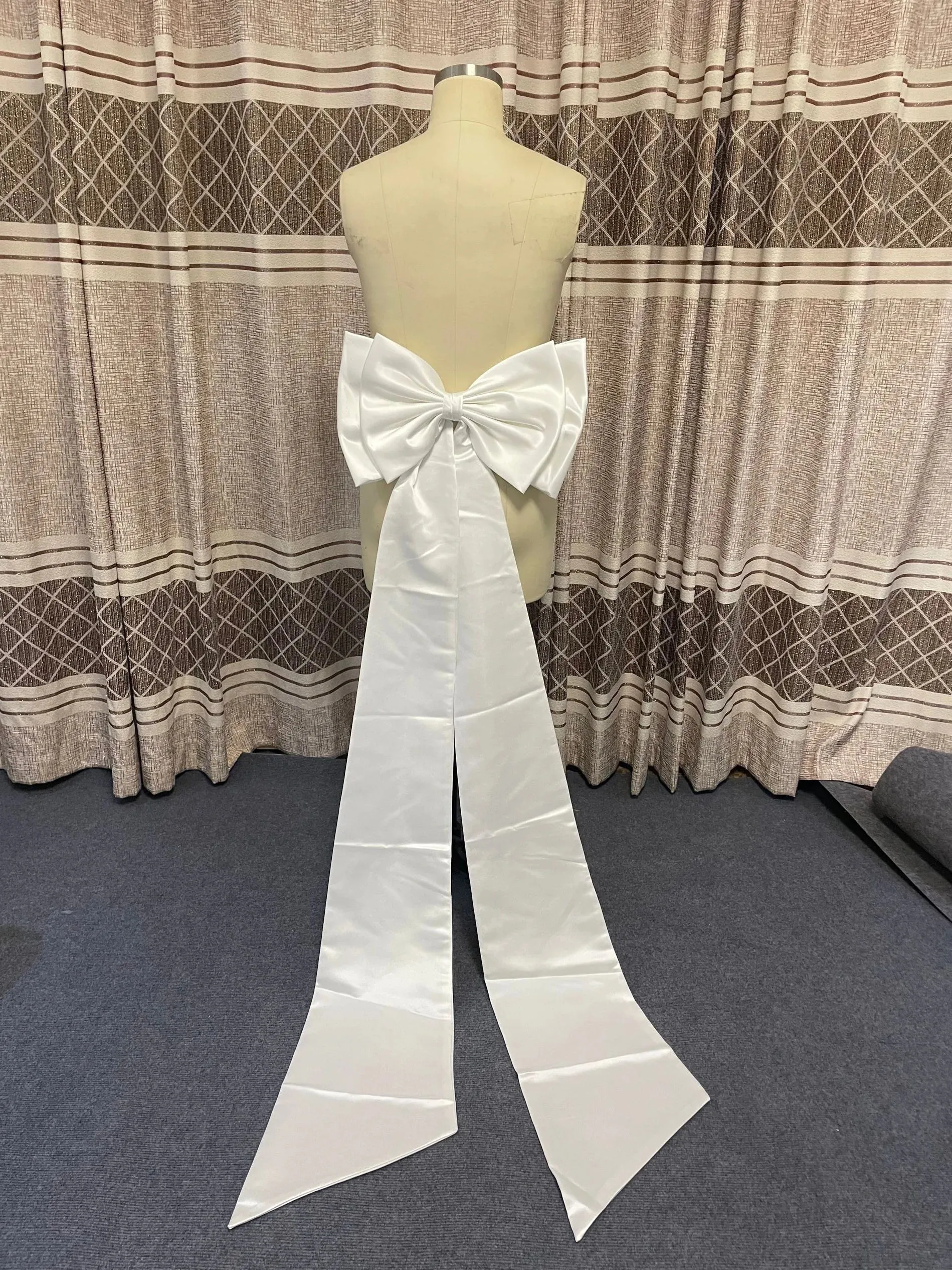 Removable Satin Wedding Dress Bow
