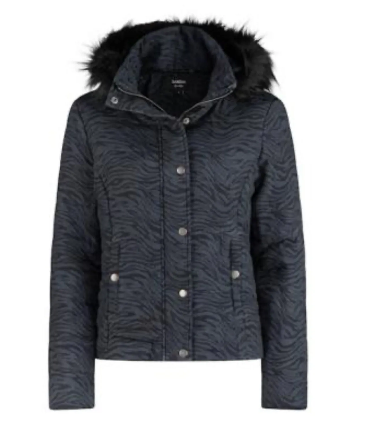 SABENA ANIMAL PRINT PUFFER JACKET