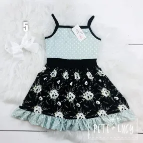 Sage Floral dress