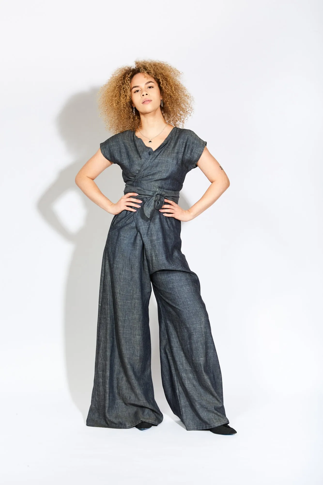 SDN Wide-Leg Jumpsuit