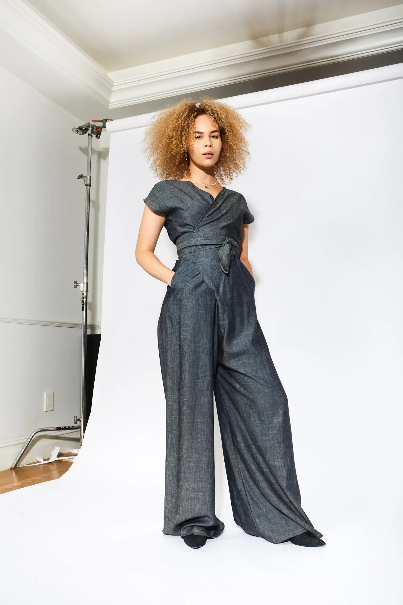 SDN Wide-Leg Jumpsuit