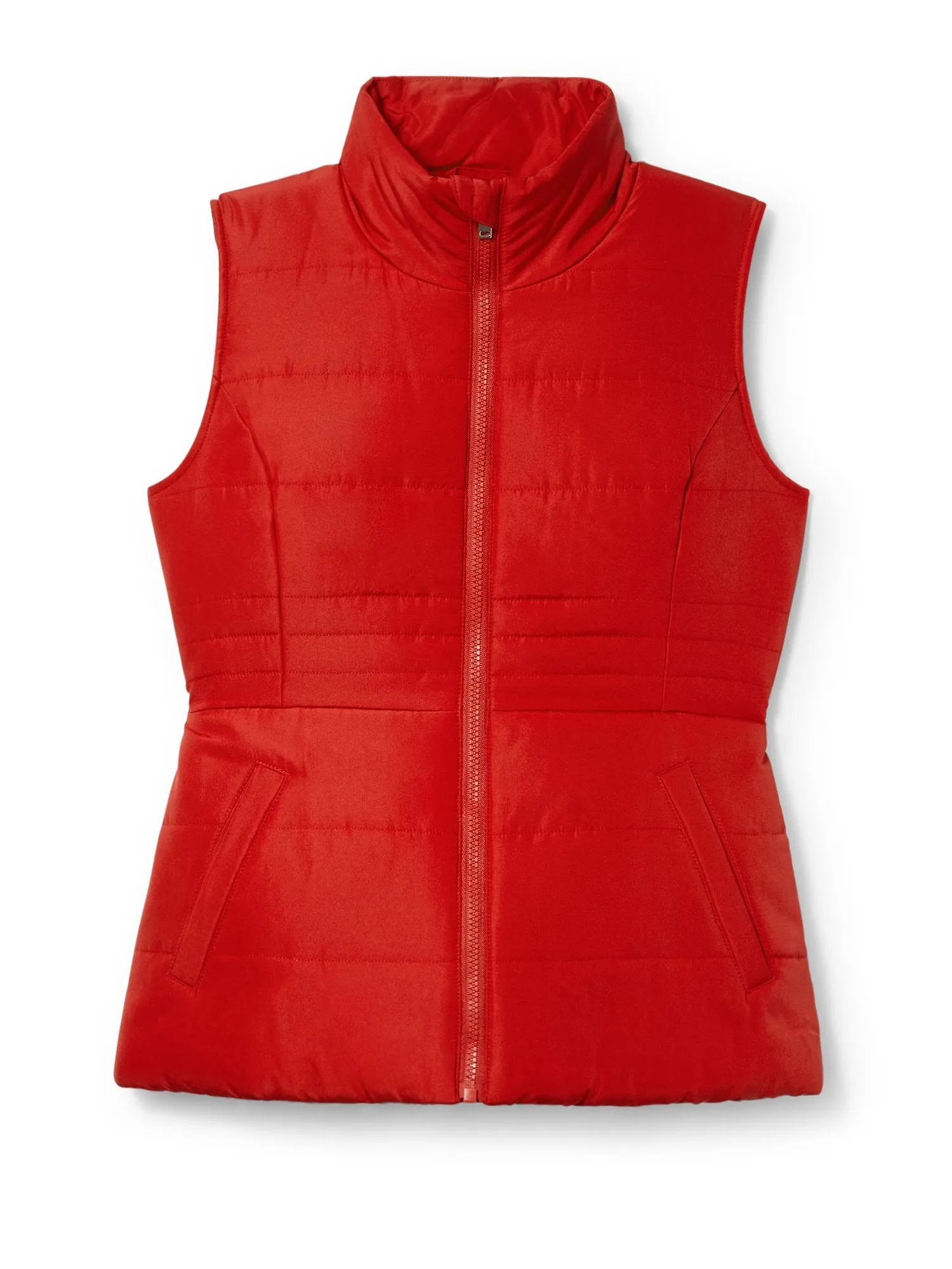 Seamed Puffer Vest