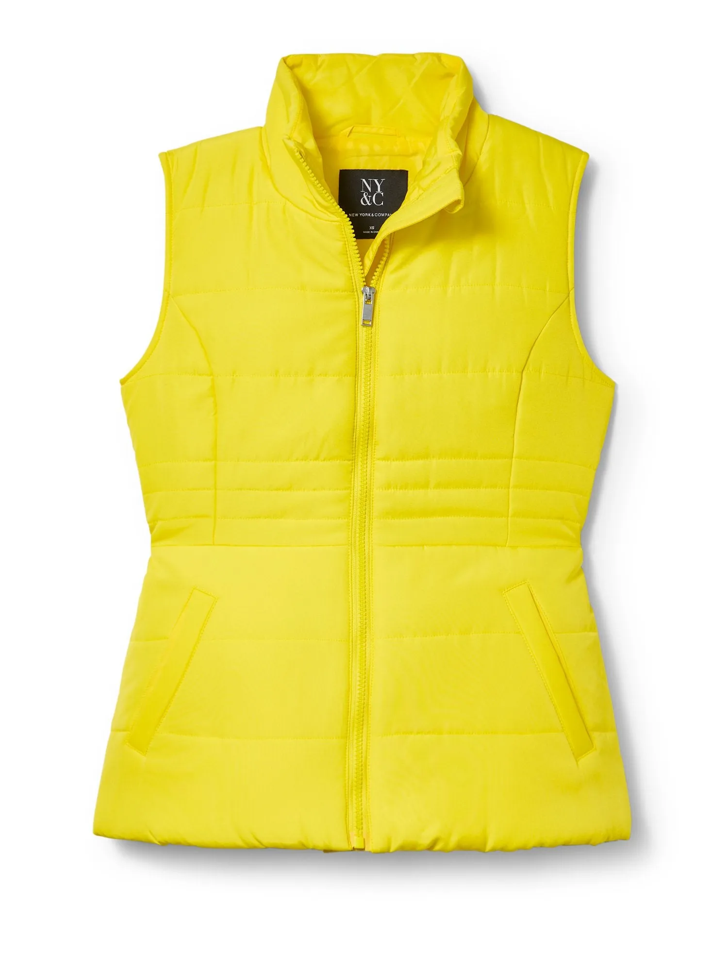 Seamed Puffer Vest