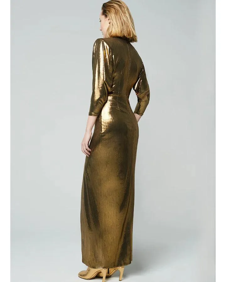 Smythe Sharp Shoulder Twist Dress