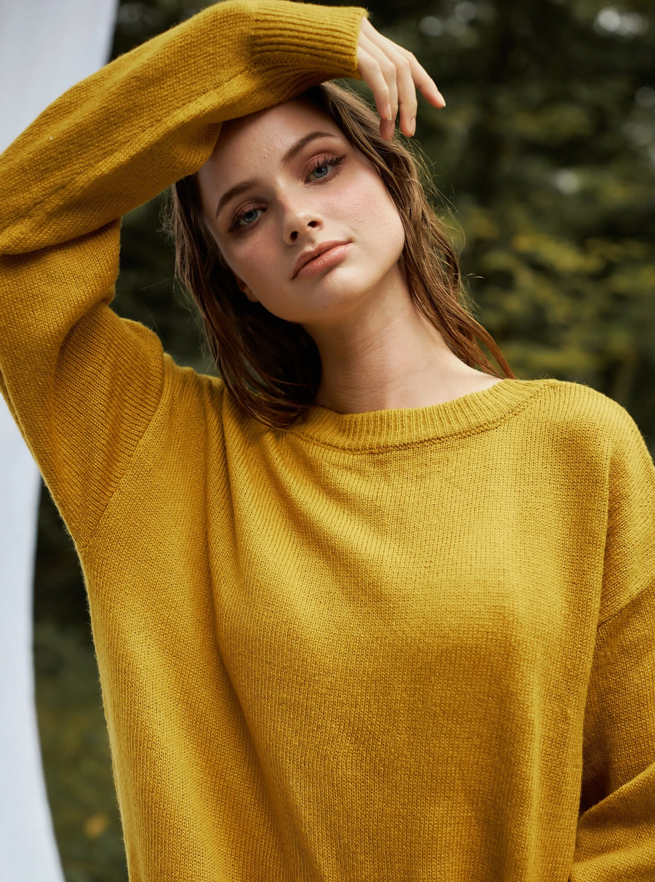 soft knit dress / 蜂蜜(mustard)