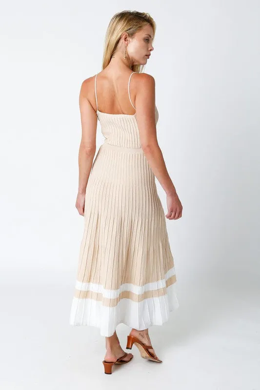 The Lisa dress- Tan Ivory