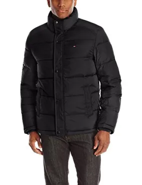 Tommy Hilfiger Men's Classic Puffer Jacket, Black, Large