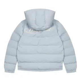 TRAPSTAR HYPERDRIVE DETACHABLE HOODED PUFFER JACKET - ICE BLUE
